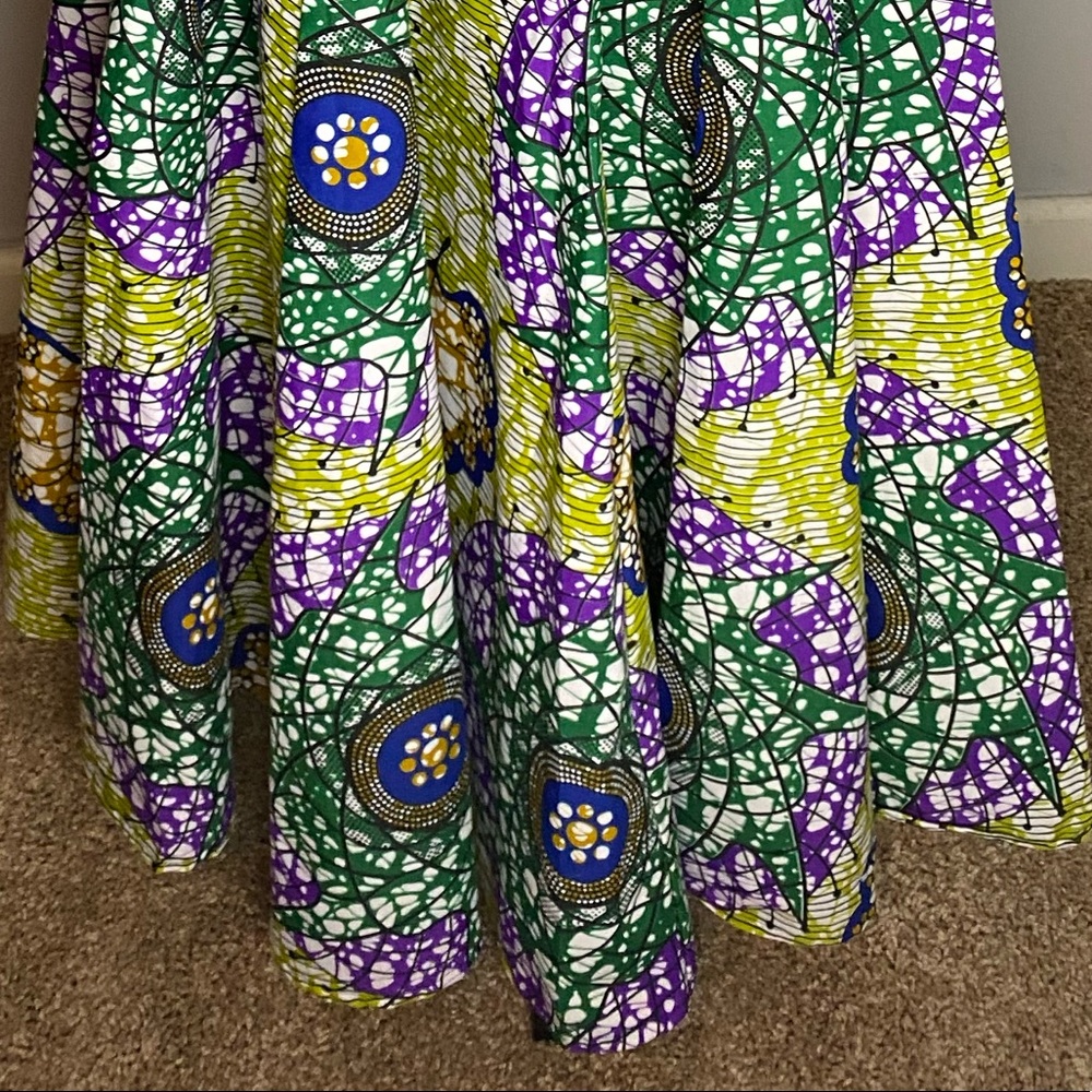 Beautiful African Printed Maxi Dress View 4